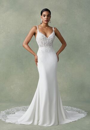 Justin Alexander Flora Fit-and-Flare Wedding Dress