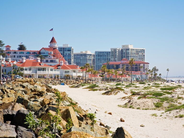 Coronado Island Beach in San Diego