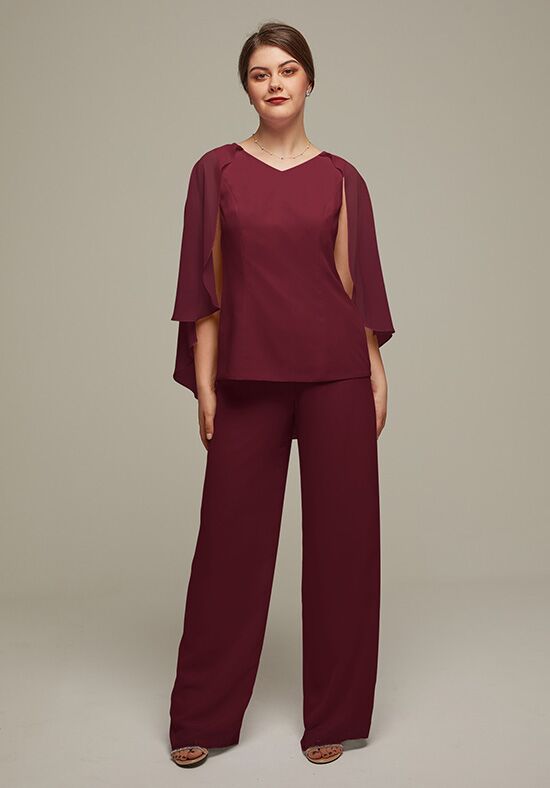 AW Bridal AW Henrietta Pantsuit Red Mother Of The Bride Dress - 1