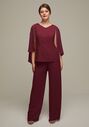 AW Bridal AW Henrietta Pantsuit Red Mother Of The Bride Dress - thumbnail - 1