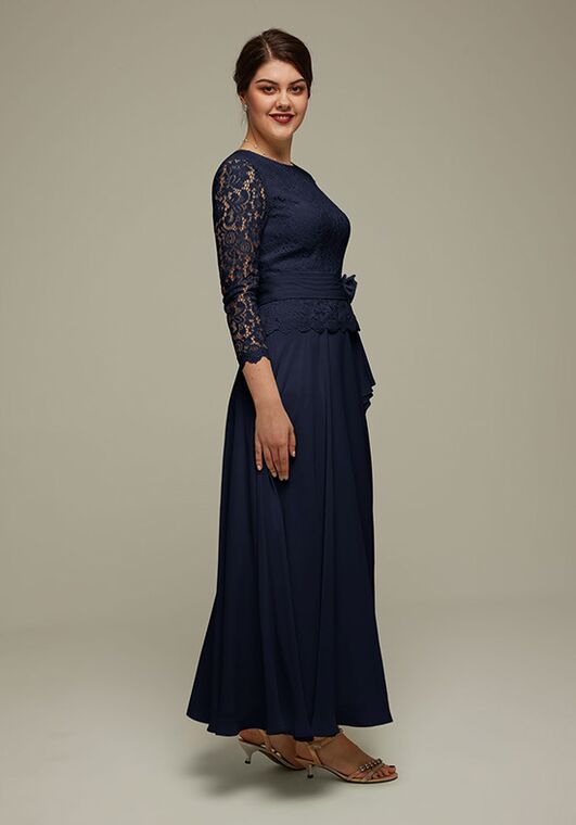 AW Bridal AW Tallie Dress Blue Mother Of The Bride Dress - 2