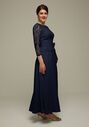 AW Bridal AW Tallie Dress Blue Mother Of The Bride Dress - thumbnail - 2