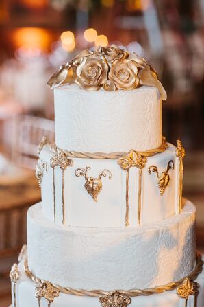 Gilded Spice and Blood Orange Cake