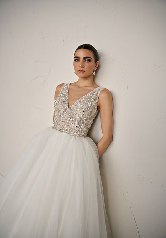 Justin Alexander Signature Marquise Ball Gown Wedding Dress - 4