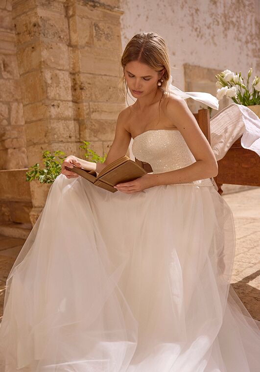 Dance of Puglia by LOVE by Ricca Sposa 25-032(2) ORNELLA Ball Gown Wedding Dress - 2