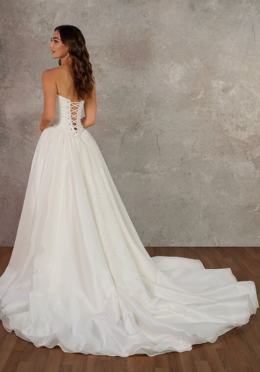 Essense of Australia D4454 A-Line Wedding Dress - 3