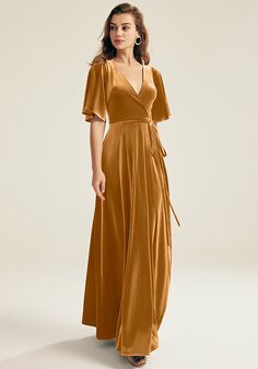 AW Bridal AW Stretto Dress V-Neck Bridesmaid Dress