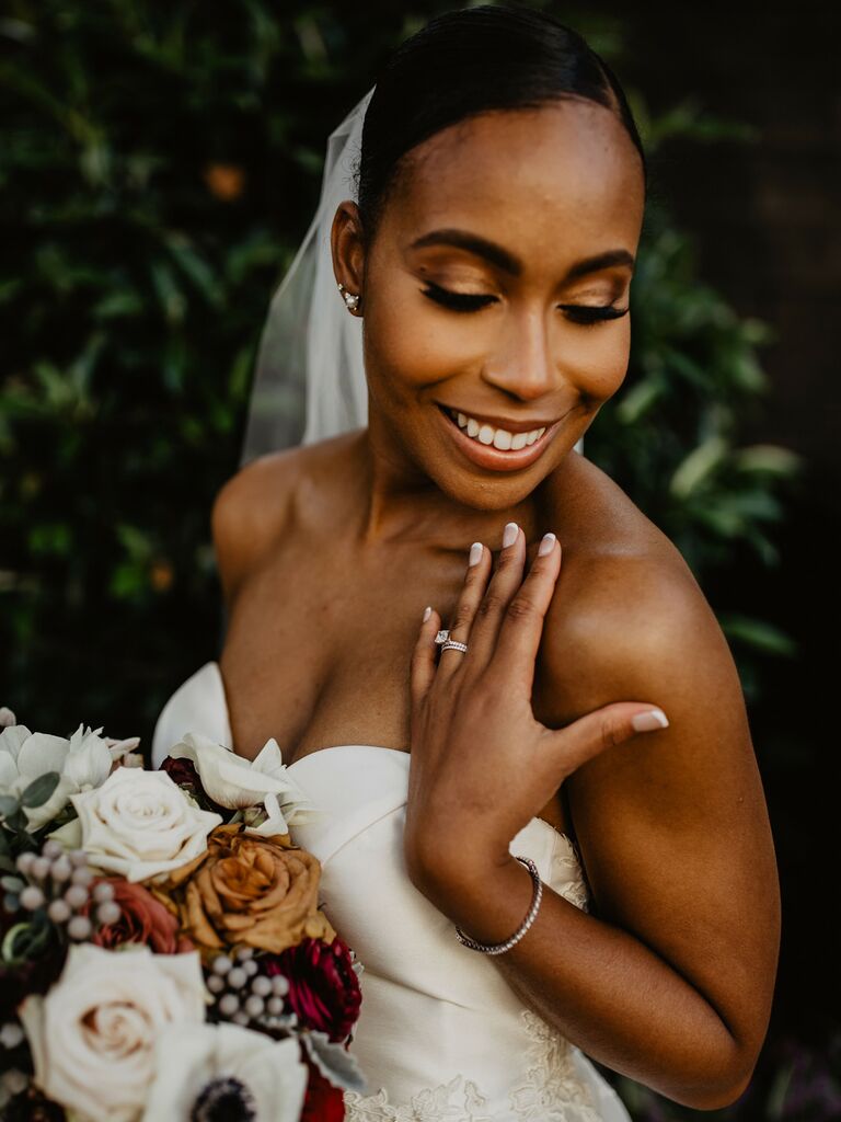 wedding makeup golden eyeshadow
