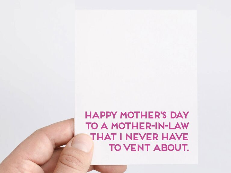 Mother's Day card for mother-in-law