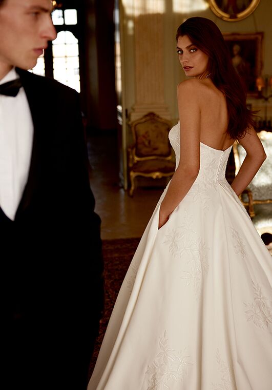 Justin Alexander Jordan A-Line Wedding Dress - 3