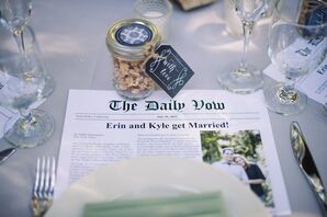 Popcorn Favor in Mason Jar