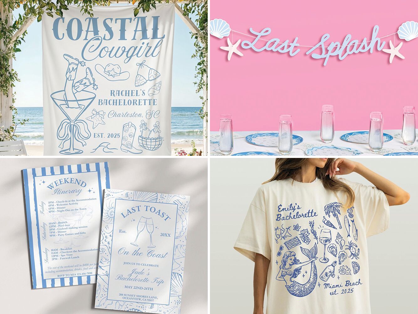 The Best Beach Bachelorette Themes + Everything You Need