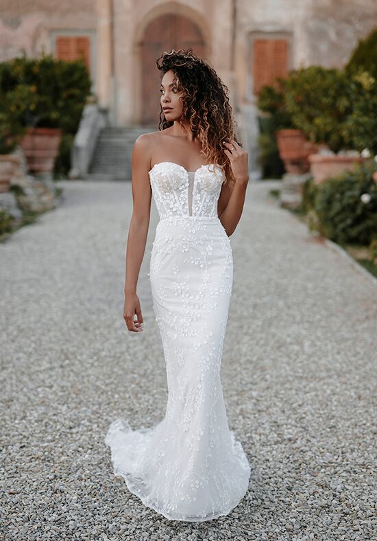 Abella Jamilah Sheath Wedding Dress - 1