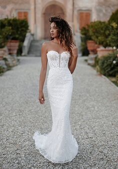 Abella Jamilah Sheath Wedding Dress