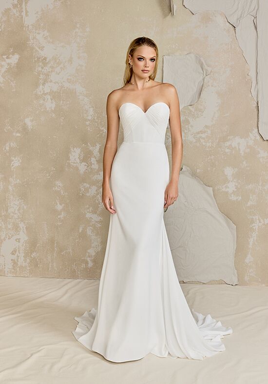 Justin Alexander Signature Duffy Fit-and-Flare Wedding Dress - 1