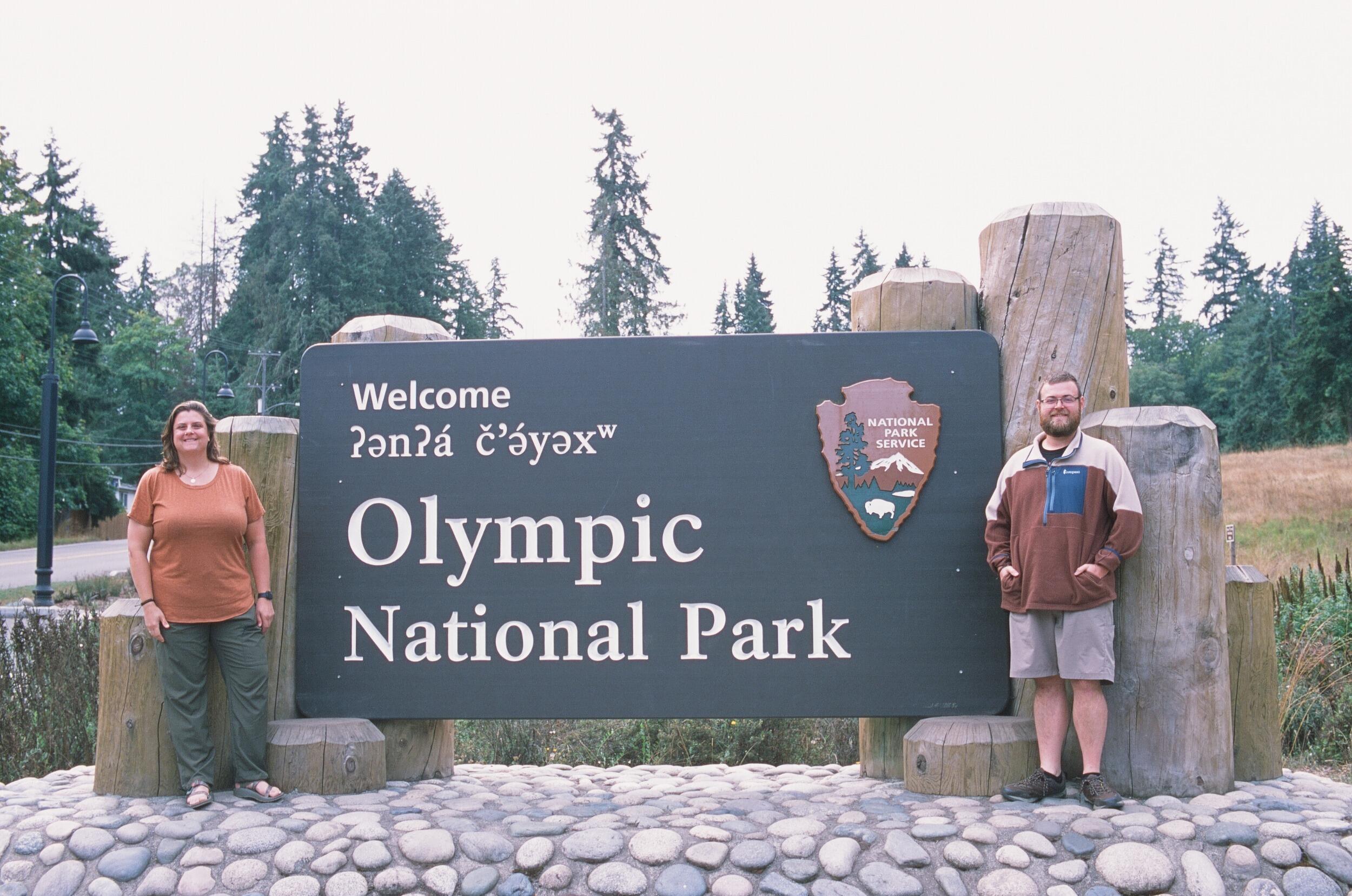 After arriving in Seattle the night before, they get on the road and drive around Olympic National Park.