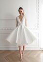 Olivia Bottega Sparkly Midi Wedding Dress Ramona A-Line Wedding Dress - thumbnail - 1
