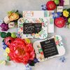 Colorful High School Sweetheart Backyard Wedding