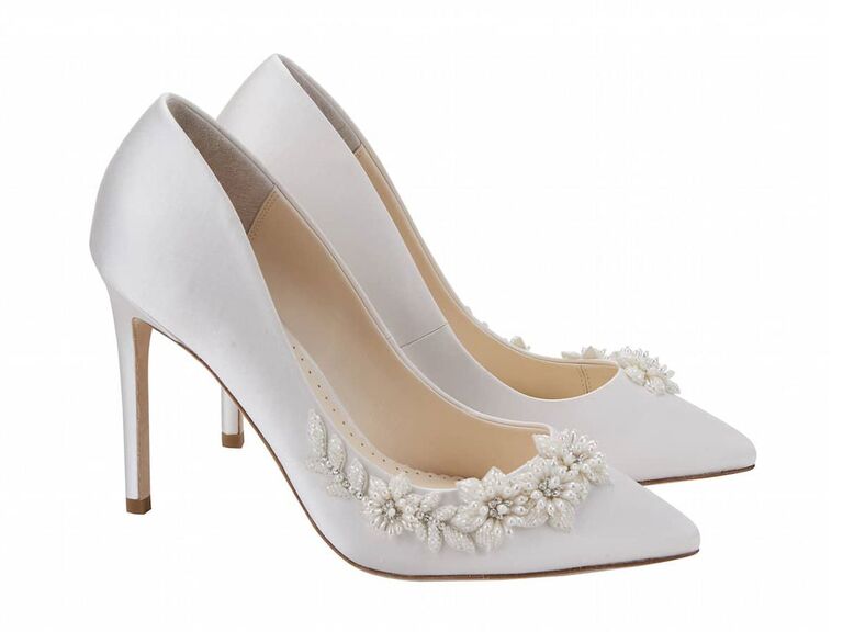 Pearl Wedding Shoes, Designer Heels