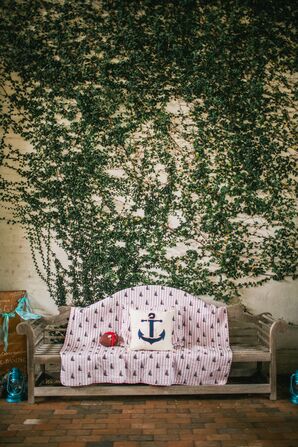 Lounge Furniture with Anchor Pillow
