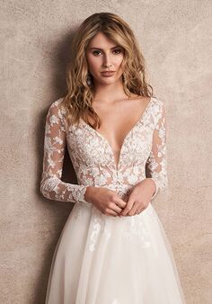 Lillian West 66229 A-Line Wedding Dress