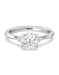 With Clarity Classic Cushion, Emerald, Radiant, Round, Oval Cut Engagement Ring