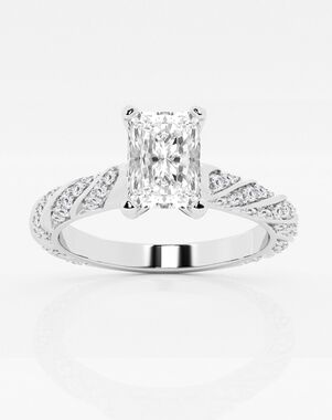 Grown Brilliance Radiant Cut Engagement Ring