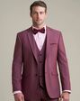 BLACKTIE SAVOY Burgundy Wedding Suit Red Tuxedo - thumbnail - 2