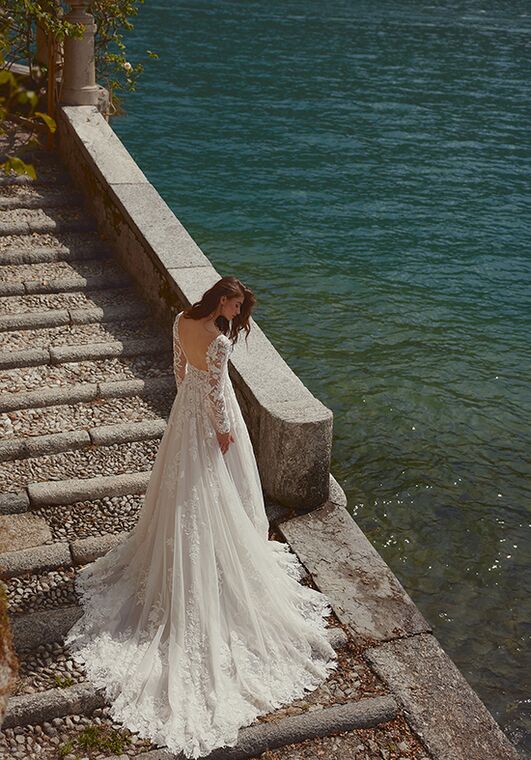 Justin Alexander Isley A-Line Wedding Dress - 4