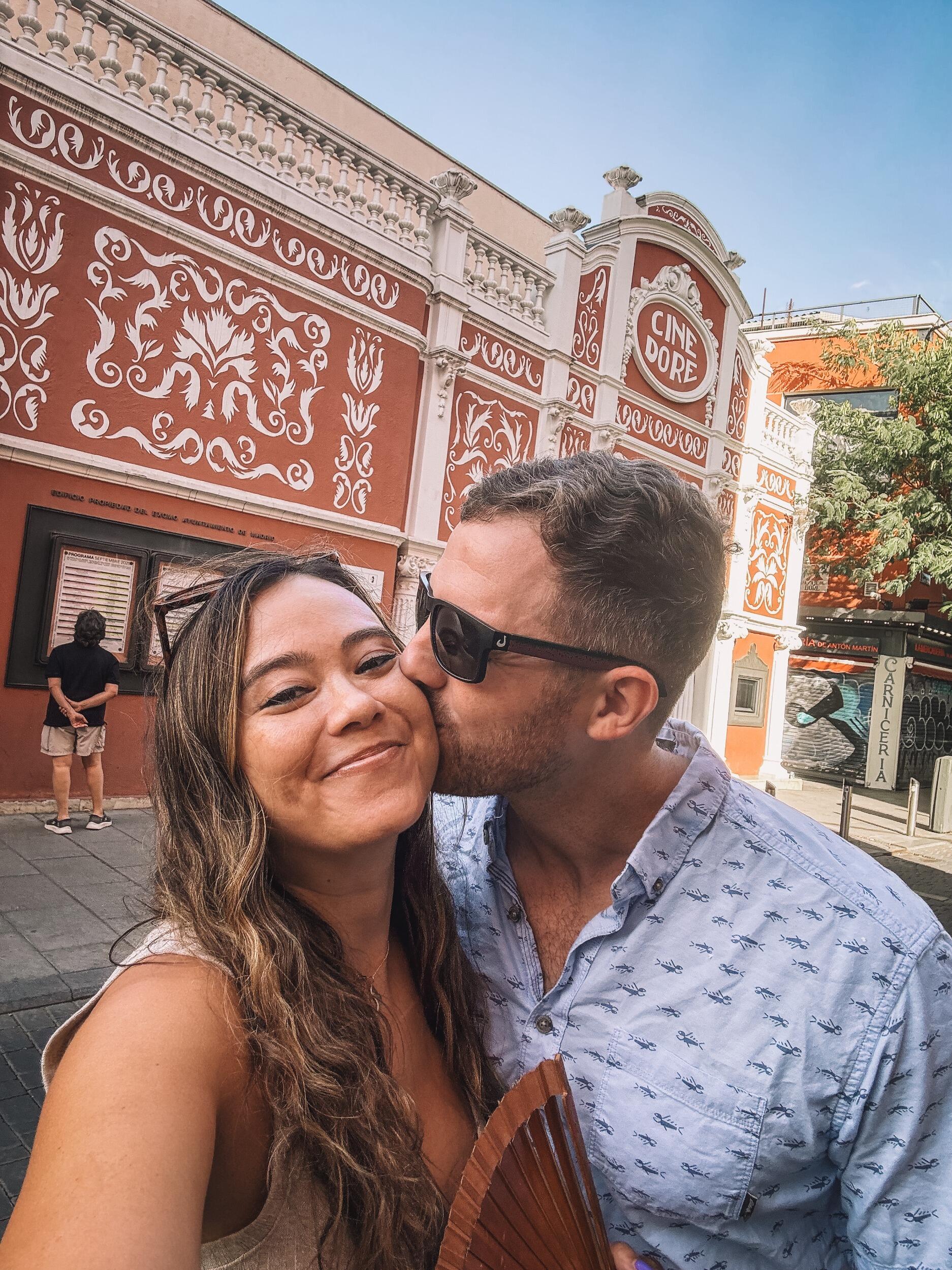 Finally in Madrid con mi amor!!