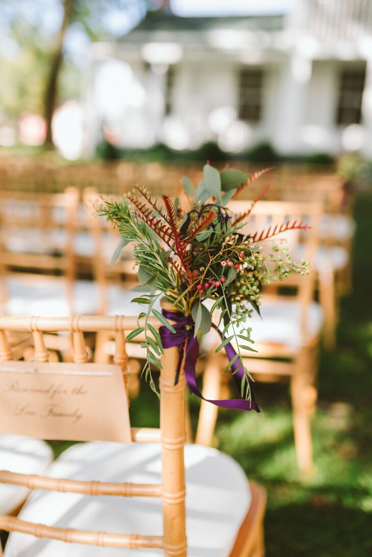 Natural Greenery Aisle Decorations