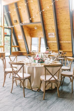 Rustic Wedding Reception at Holimont Ski Resort in Ellicottville, New York