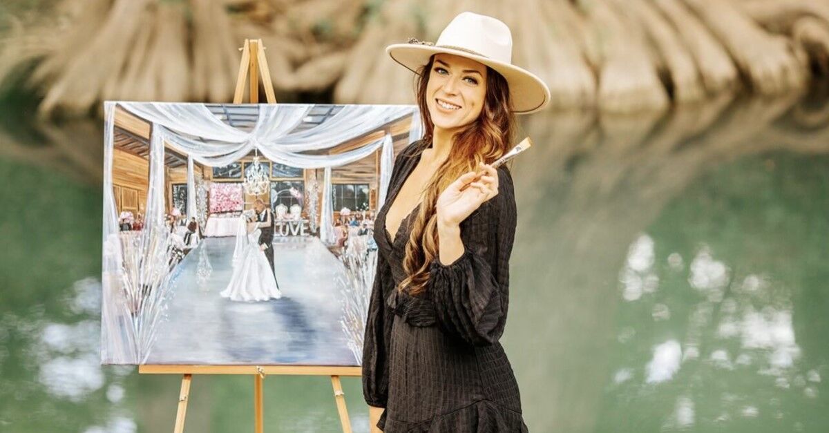 Live Wedding Painting - Event Artist