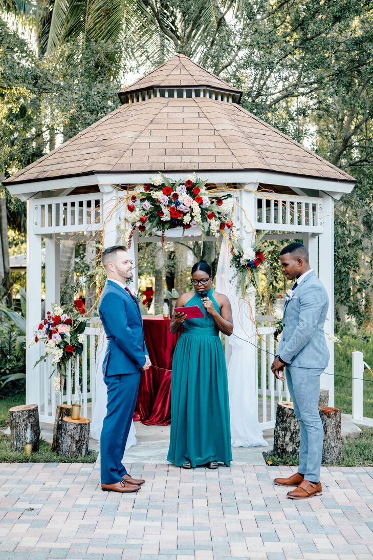 Ceremony at Richardson Historic Park in Wilton Manors, Florida
