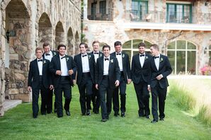 Formal Black Groomsmen Tuxedos