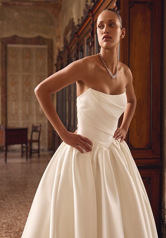 Justin Alexander Kelsey Ball Gown Wedding Dress - 2