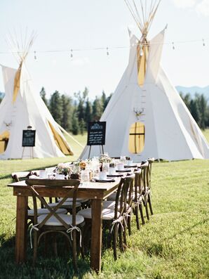A Rustic Outdoor Reception