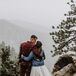 Snow Storm During Colorado Mountain Elopement