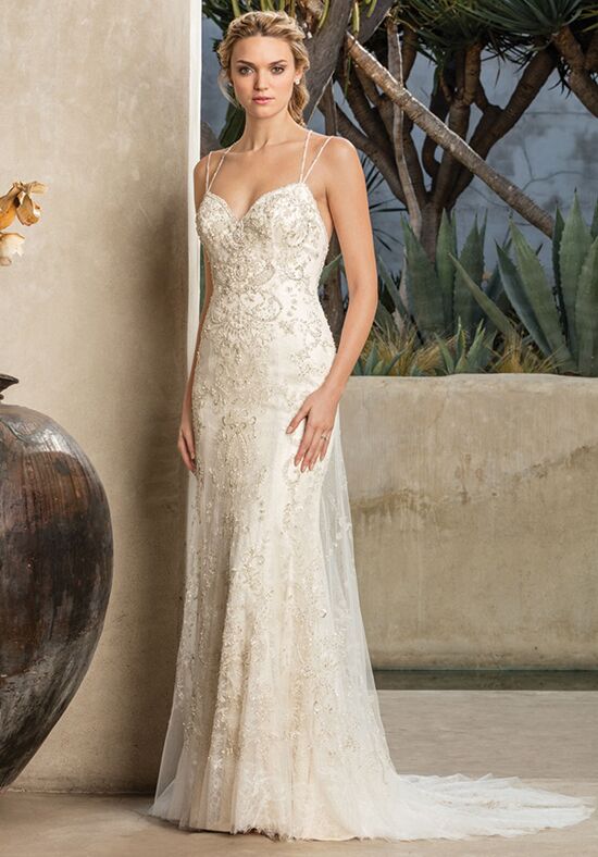 Casablanca Bridal Style 2295 Jade Sheath Wedding Dress - 1