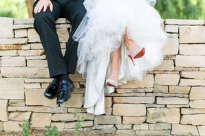 Bride and Groom Wedding Shoes