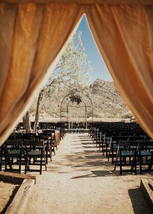 Bohemian Ceremony at Sacred Sands in Joshua Tree, California