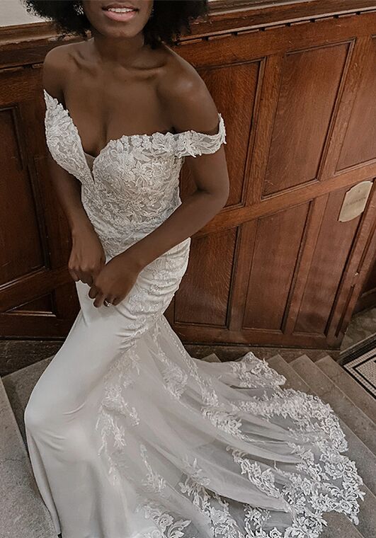 Essense of Australia D3247 Fit-and-Flare Wedding Dress - 3