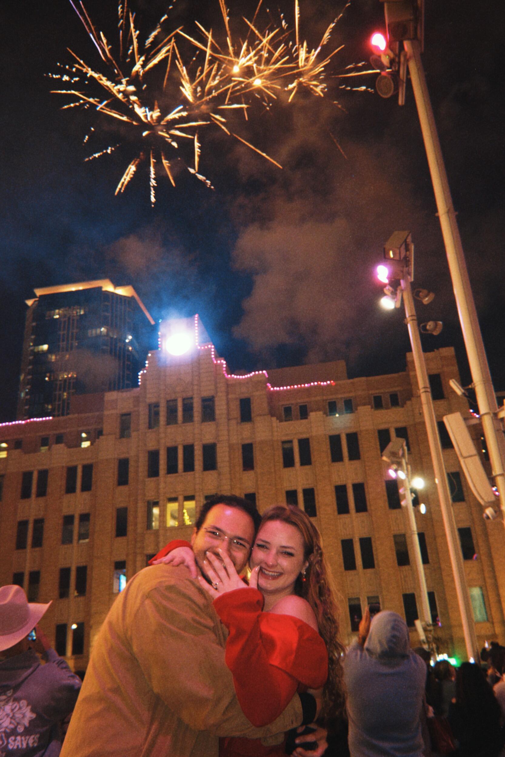 After 4 years of dating Drew proposed! And we are both so excited to start our own family and life together 