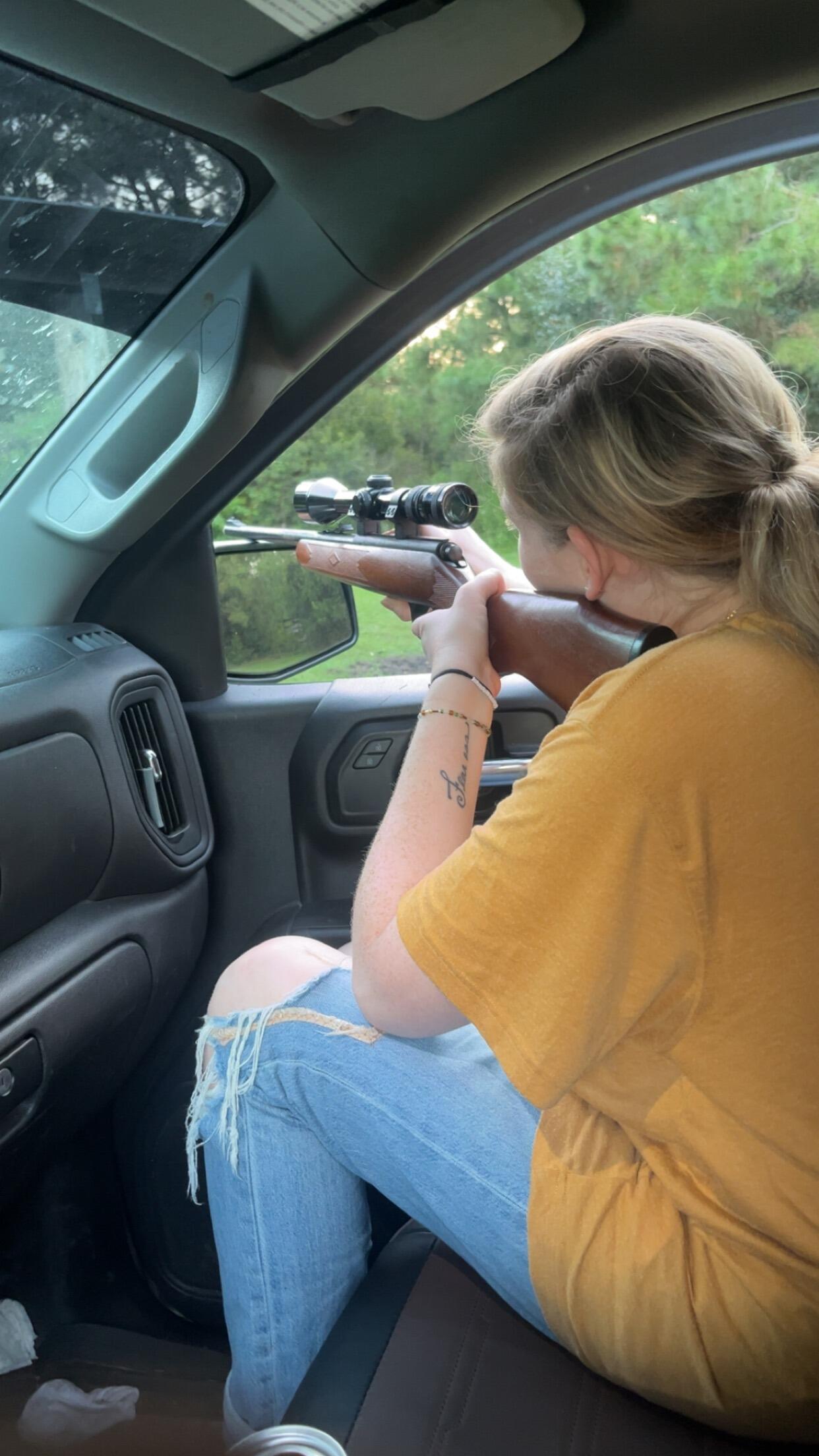 A learning day for Kayla, a teaching day for Austin, and a surprise discovery that Kayla is a left handed shooter despite being right hand dominant. 