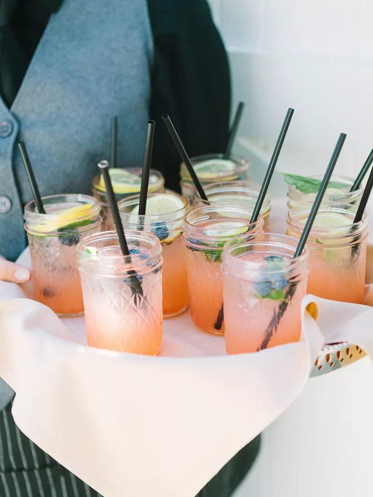 Fresh watermelon mojito signature wedding drink ideas