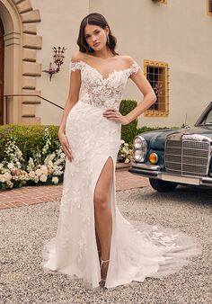 Casablanca Bridal 2541-1 Augustine Fit-and-Flare Wedding Dress