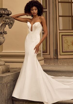 Ines Di Santo Quirk Trumpet Wedding Dress