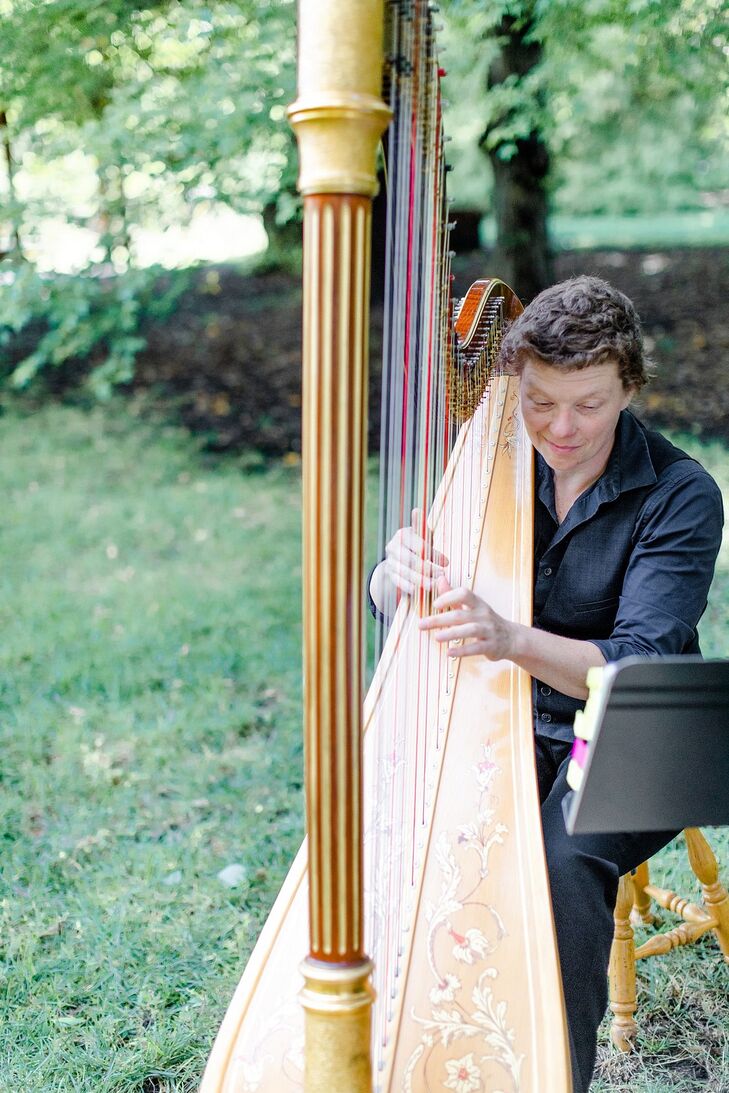 Harpist for Wedding at the University of Illinois