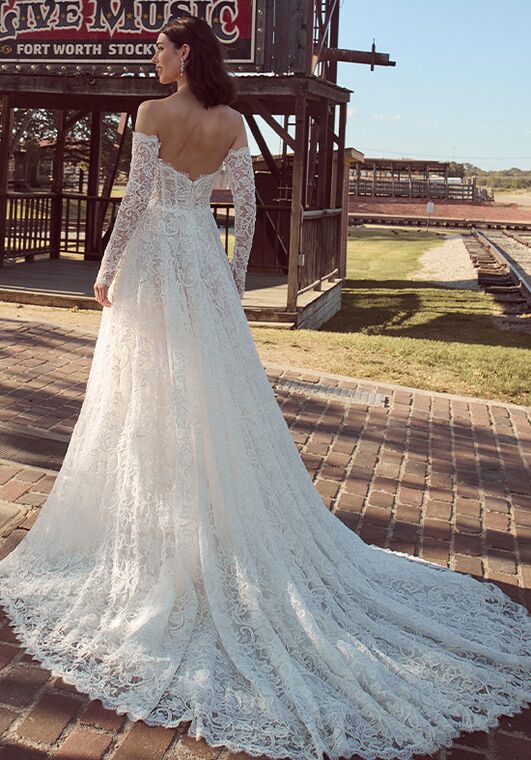 La Perle LP2515 Galina A-Line Wedding Dress - 2