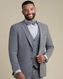 BLACKTIE SAVOY Medium Grey Wedding Suit Grey Tuxedo - thumbnail - 2